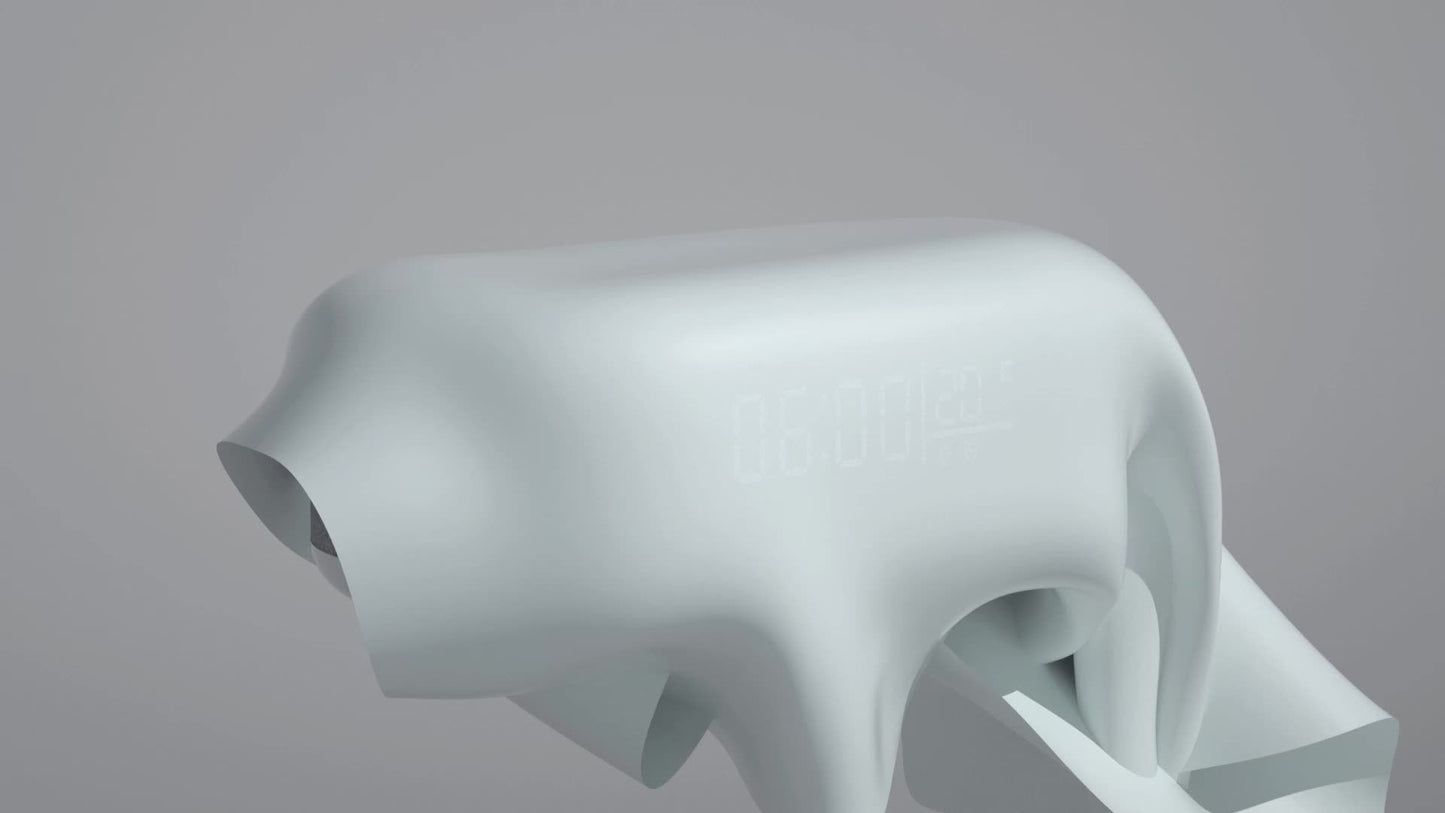 WakeUp Hub Pro – ساعة منبّه رقمية مع شاحن لاسلكي ودرجة حرارة | 15W