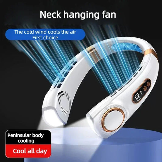 Neck Breeze Pro مروحة رقبة تبريد فوري و اضاءة ليلية
